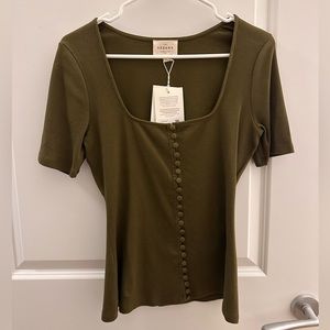 Sezane Grant knit top